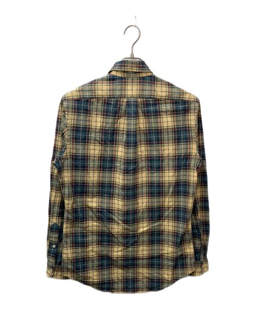RALPH LAUREN（ラルフローレン）RALPH LAUREN (ラルフローレン) チェックBDシャツ ブルー×ベージュ サイズ:Sの古着・服飾アイテム