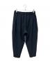 HOMME PLISSE ISSEY MIYAKE (オム プリッセ イッセイ ミヤケ) プリーツテーパードイージーパンツ ネイビー サイズ:１：18000円