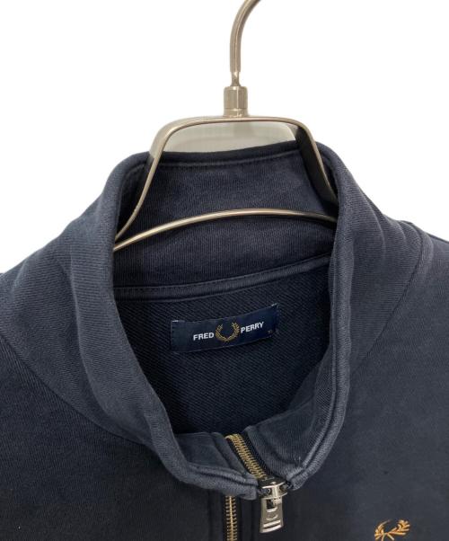FRED PERRY（フレッドペリー）FRED PERRY (フレッドペリー) ハーフジップスウェット ネイビー サイズ:XLの古着・服飾アイテム
