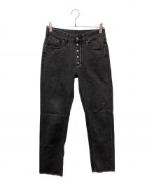 MM6 Maison Margiela（エムエムシックスメゾンマルジェラ）の古着「5 BUTTON DENIM PANTS　(５ボタンデニムパンツ)」｜ブラック