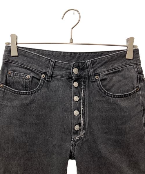 MM6 Maison Margiela（エムエムシックスメゾンマルジェラ）MM6 Maison Margiela (エムエムシックスメゾンマルジェラ) 5 BUTTON DENIM PANTS　(５ボタンデニムパンツ) ブラック サイズ:40の古着・服飾アイテム