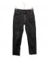 MM6 Maison Margiela（エムエムシックスメゾンマルジェラ）の古着「5 BUTTON DENIM PANTS　(５ボタンデニムパンツ)」｜ブラック