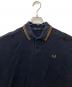 FRED PERRY (フレッドペリー) ピケロングスリーブポロシャツ ネイビー サイズ:L：6000円