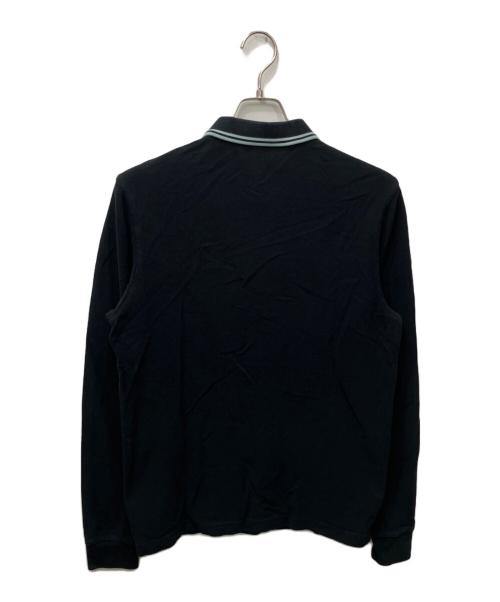 FRED PERRY（フレッドペリー）FRED PERRY (フレッドペリー) Twin Tipped L/S Polo Shirt / ポロシャツ ブラック サイズ:Mの古着・服飾アイテム