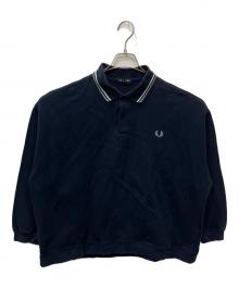 FRED PERRY（フレッドペリー）の古着「ワイドシルエットポロスウェット」｜ネイビー