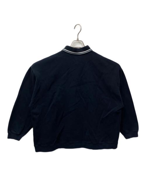 FRED PERRY（フレッドペリー）FRED PERRY (フレッドペリー) ワイドシルエットポロスウェット ネイビー サイズ:Lの古着・服飾アイテム