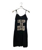 Hysteric Glamourヒステリックグラマー）の古着「キャミソールワンピース」｜ブラック