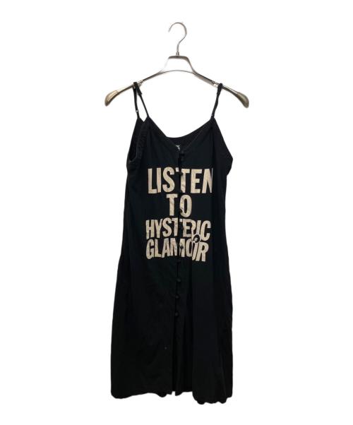Hysteric Glamour（ヒステリックグラマー）Hysteric Glamour (ヒステリックグラマー) キャミソールワンピース ブラック サイズ:FREEの古着・服飾アイテム