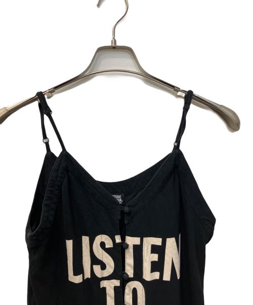 Hysteric Glamour（ヒステリックグラマー）Hysteric Glamour (ヒステリックグラマー) キャミソールワンピース ブラック サイズ:FREEの古着・服飾アイテム