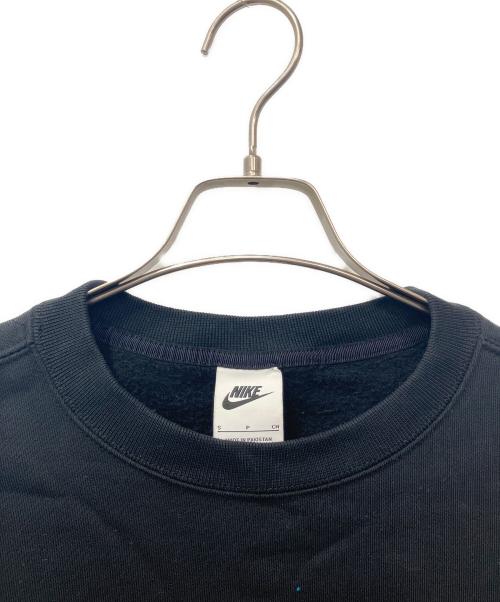 stussy（ステューシー）stussy (ステューシー) NIKE (ナイキ) Wash Crew Fleece　(ウォッシュクルーフリース) ブラック サイズ:Sの古着・服飾アイテム