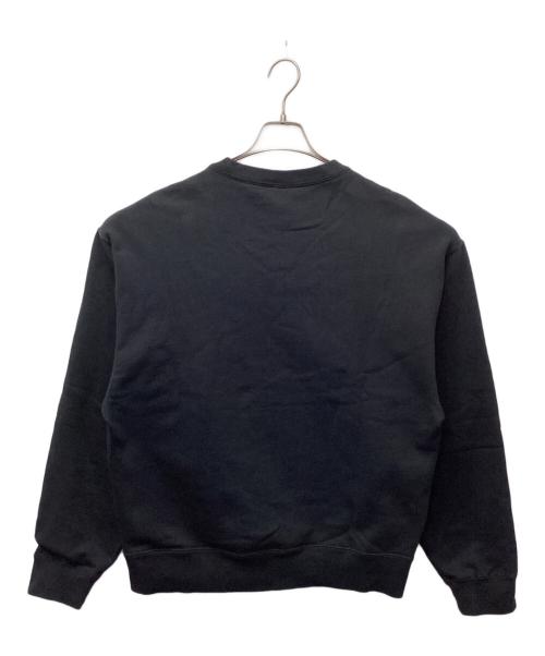 stussy（ステューシー）stussy (ステューシー) NIKE (ナイキ) Wash Crew Fleece　(ウォッシュクルーフリース) ブラック サイズ:Sの古着・服飾アイテム