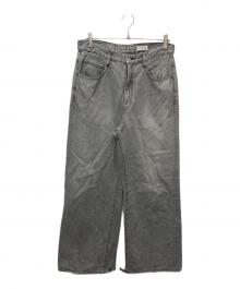 NAKEDGAUGE（ネイキッドゲージ）の古着「ROBERTS BLACK BLEACHED」｜グレー