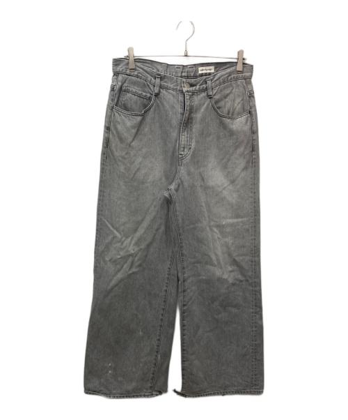 NAKEDGAUGE（ネイキッドゲージ）nakedgauge (ネイキッドゲージ) ROBERTS BLACK BLEACHED グレー サイズ:2の古着・服飾アイテム