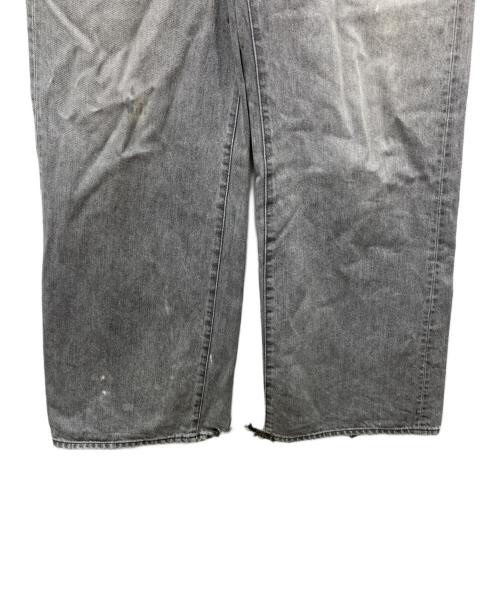 NAKEDGAUGE（ネイキッドゲージ）nakedgauge (ネイキッドゲージ) ROBERTS BLACK BLEACHED グレー サイズ:2の古着・服飾アイテム