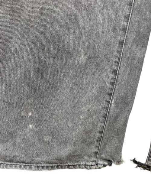 NAKEDGAUGE（ネイキッドゲージ）nakedgauge (ネイキッドゲージ) ROBERTS BLACK BLEACHED グレー サイズ:2の古着・服飾アイテム