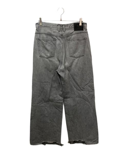 NAKEDGAUGE（ネイキッドゲージ）nakedgauge (ネイキッドゲージ) ROBERTS BLACK BLEACHED グレー サイズ:2の古着・服飾アイテム