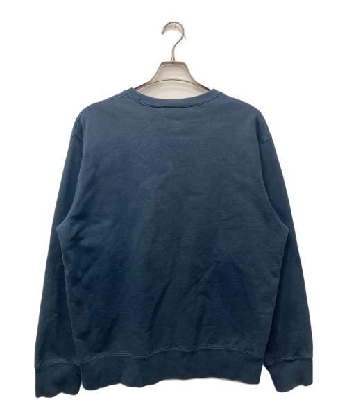 SUPREME（シュプリーム）Supreme (シュプリーム) zig zag stitch panel crewneck　(ジグザグ　スティッチパネルクルーネック) ネイビー サイズ:Lの古着・服飾アイテム