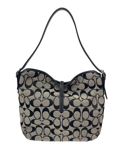 COACH（コーチ）COACH (コーチ) クリップ ホーボー ショルダーバッグ ブラックの古着・服飾アイテム