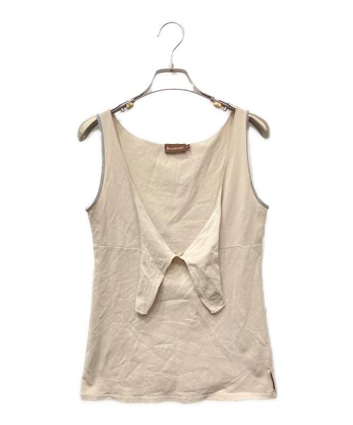 MONCLER（モンクレール）MONCLER (モンクレール) ノースリーブカットソー アイボリー サイズ:Sの古着・服飾アイテム