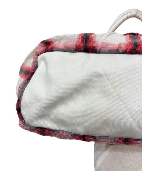 ROLD SKOV（ロードスコフ）ROLD SKOV (ロードスコフ) ROUGE BAG / 2WAYバッグ ホワイト×レッドの古着・服飾アイテム