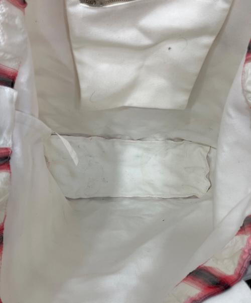 ROLD SKOV（ロードスコフ）ROLD SKOV (ロードスコフ) ROUGE BAG / 2WAYバッグ ホワイト×レッドの古着・服飾アイテム