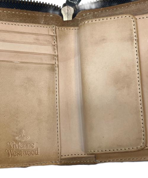 Vivienne Westwood（ヴィヴィアンウエストウッド）Vivienne Westwood (ヴィヴィアンウエストウッド) 2つ折り財布 ネイビーの古着・服飾アイテム