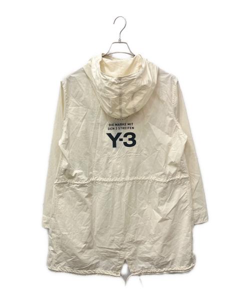Y-3（ワイスリー）Y-3 (ワイスリー) MOD PARKA SHIRT　(モッズパーカーシャツ) アイボリー サイズ:Lの古着・服飾アイテム