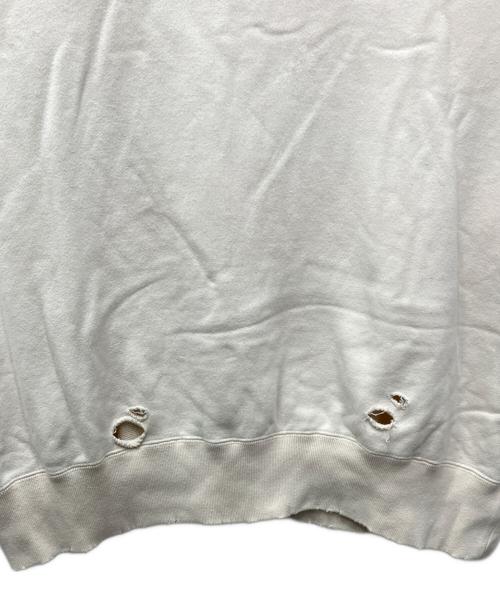 stein（シュタイン）stein (シュタイン) OVERSIZED REBUILD SWEAT（オーバーサイズリビルドスウェット） アイボリー サイズ:Sの古着・服飾アイテム