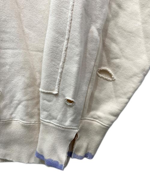 stein（シュタイン）stein (シュタイン) OVERSIZED REBUILD SWEAT（オーバーサイズリビルドスウェット） アイボリー サイズ:Sの古着・服飾アイテム