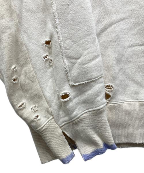 stein（シュタイン）stein (シュタイン) OVERSIZED REBUILD SWEAT（オーバーサイズリビルドスウェット） アイボリー サイズ:Sの古着・服飾アイテム