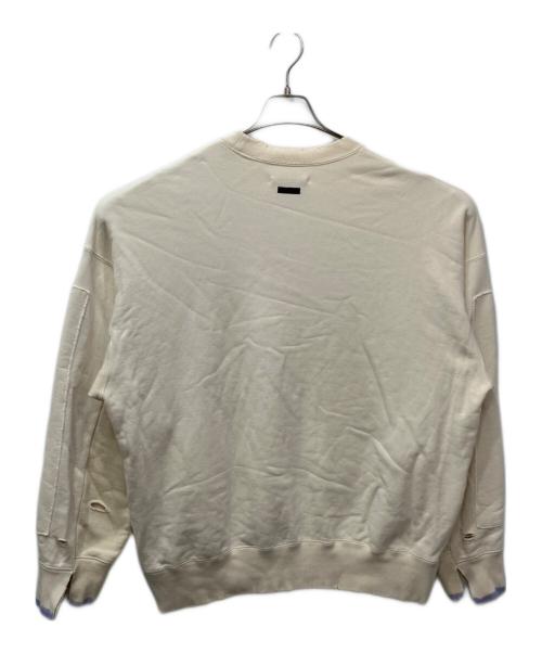 stein（シュタイン）stein (シュタイン) OVERSIZED REBUILD SWEAT（オーバーサイズリビルドスウェット） アイボリー サイズ:Sの古着・服飾アイテム