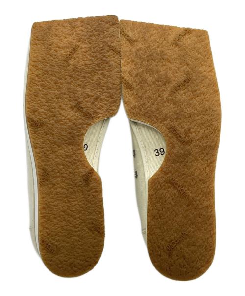 FOOT INDUSTRY（フットインダストリー）foot industry (フットインダストリー) スクエアトゥースニーカー アイボリー サイズ:39の古着・服飾アイテム