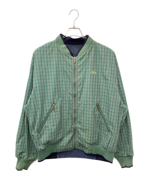 LACOSTE（ラコステ）LACOSTE (ラコステ) リバーシブルブルゾン ネイビー サイズ:採寸参照の古着・服飾アイテム