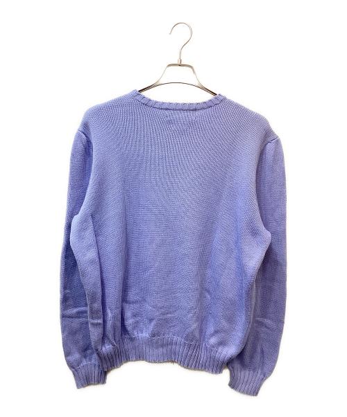 POLO RALPH LAUREN（ポロ・ラルフローレン）POLO RALPH LAUREN (ポロ・ラルフローレン) ポニーコットンニット ブルー サイズ:Lの古着・服飾アイテム