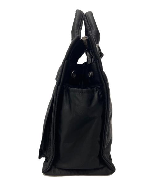PORTER（ポーター）PORTER (ポーター) SQUARE TOTE BAG / 2wayスクエアトートバッグ ブラックの古着・服飾アイテム