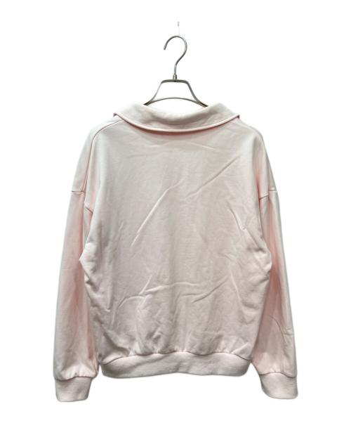 HER LIP TO（ハーリップトゥ）HER LIP TO (ハーリップトゥ) Embroidery Polo Sweatshirt　「エンブロイダリー ポロ スウェットシャツ」 ピンク サイズ:FREEの古着・服飾アイテム