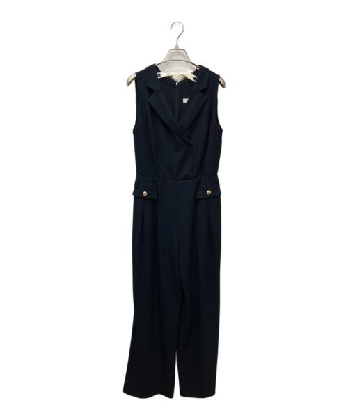 HER LIP TO（ハーリップトゥ）Her lip to (ハーリップトゥ) Louvre Ribbon Jumpsuit（ローブリボンジャンプスーツ） ネイビー サイズ:Mの古着・服飾アイテム