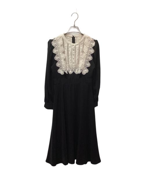 HER LIP TO（ハーリップトゥ）Her lip to (ハーリップトゥ) Le Grand Midi Dress ブラック サイズ:Sの古着・服飾アイテム