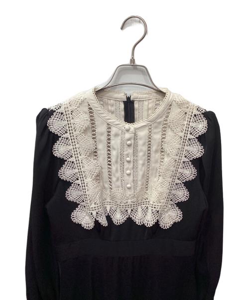 HER LIP TO（ハーリップトゥ）Her lip to (ハーリップトゥ) Le Grand Midi Dress ブラック サイズ:Sの古着・服飾アイテム