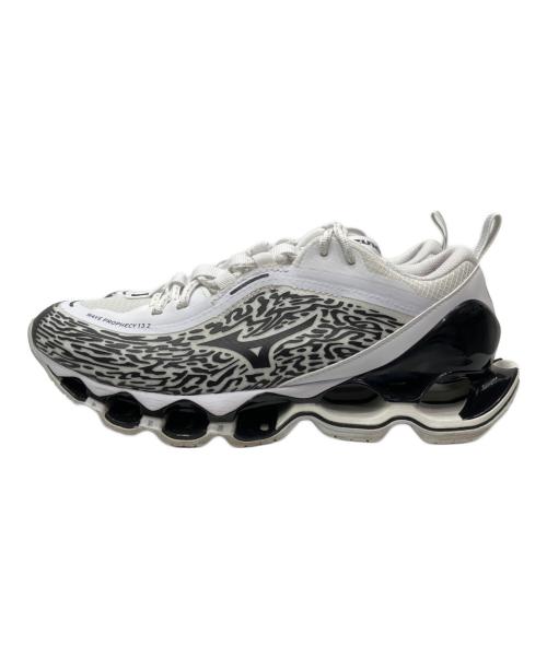 MIZUNO（ミズノ）MIZUNO (ミズノ) WAVE PROPHECY ローカットスニーカー ホワイト×ブラック サイズ:25.5cmの古着・服飾アイテム
