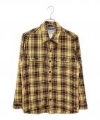 L.L.Beanエルエルビーン）の古着「チェッカーカバーオール」｜ブラウン×イエロー