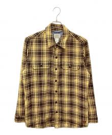 L.L.Bean（エルエルビーン）の古着「チェッカーカバーオール」｜ブラウン×イエロー