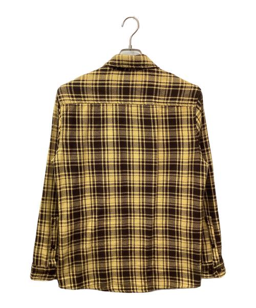 L.L.Bean（エルエルビーン）L.L.Bean (エルエルビーン) チェッカーカバーオール ブラウン×イエロー サイズ:Sの古着・服飾アイテム