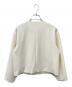 BARNEYS NEWYORK (バーニーズ・ニューヨーク) パールボタンノーカラージャケット アイボリー サイズ:36：8000円