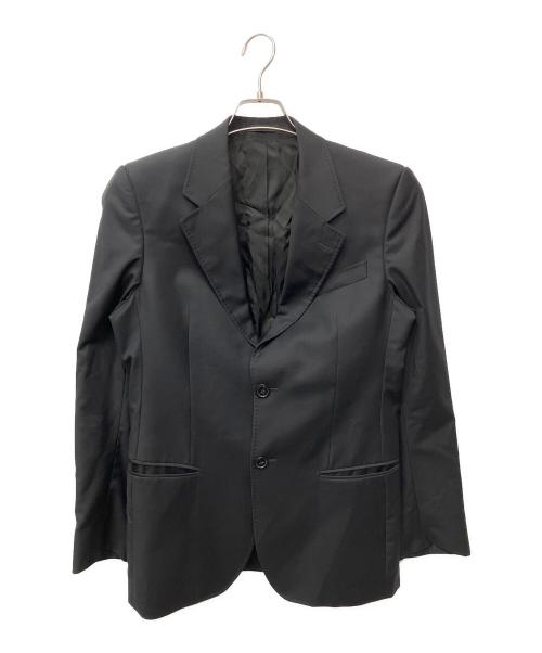 EMPORIO ARMANI（エンポリオ アルマーニ）EMPORIO ARMANI (エンポリオ アルマーニ) テーラードジャケット ブラック サイズ:46の古着・服飾アイテム