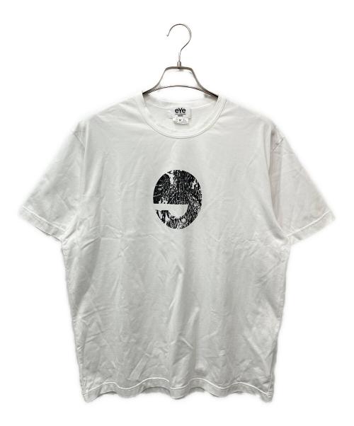 eYe COMME des GARCONS JUNYAWATANABE MAN（アイ コム デ ギャルソン ジュンヤ ワタナベ マン）eYe COMME des GARCONS JUNYAWATANABE MAN (アイ コム デ ギャルソン ジュンヤ ワタナベ マン) 綿度詰天竺 製品プリントTシャツ ホワイト サイズ:Mの古着・服飾アイテム