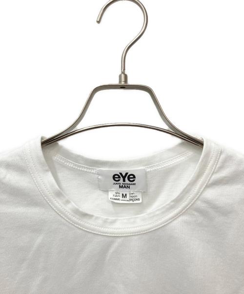 eYe COMME des GARCONS JUNYAWATANABE MAN（アイ コム デ ギャルソン ジュンヤ ワタナベ マン）eYe COMME des GARCONS JUNYAWATANABE MAN (アイ コム デ ギャルソン ジュンヤ ワタナベ マン) 綿度詰天竺 製品プリントTシャツ ホワイト サイズ:Mの古着・服飾アイテム