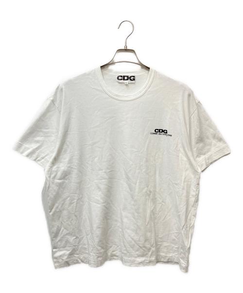 CDG（シーディージー）CDG (シーディージー) CDG OVERSIZED T-SHIRT　(シーディージー　オーバーサイズTシャツ) ホワイト サイズ:Sの古着・服飾アイテム