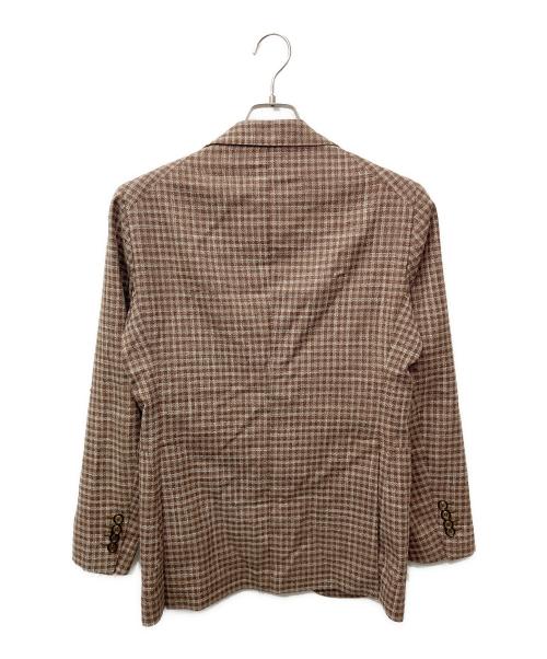 TAGLIATORE（タリアトーレ）TAGLIATORE (タリアトーレ) MONTECARLO シルク混テーラードジャケット ブラウン サイズ:44Rの古着・服飾アイテム
