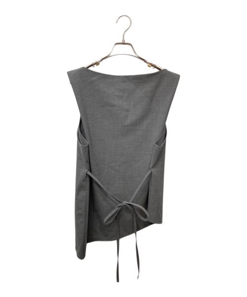 pasterip（パセリ）pasterip (パセリ) Asymmetry set up (アシンメトリーセットアップ)  グレー サイズ:FREEの古着・服飾アイテム